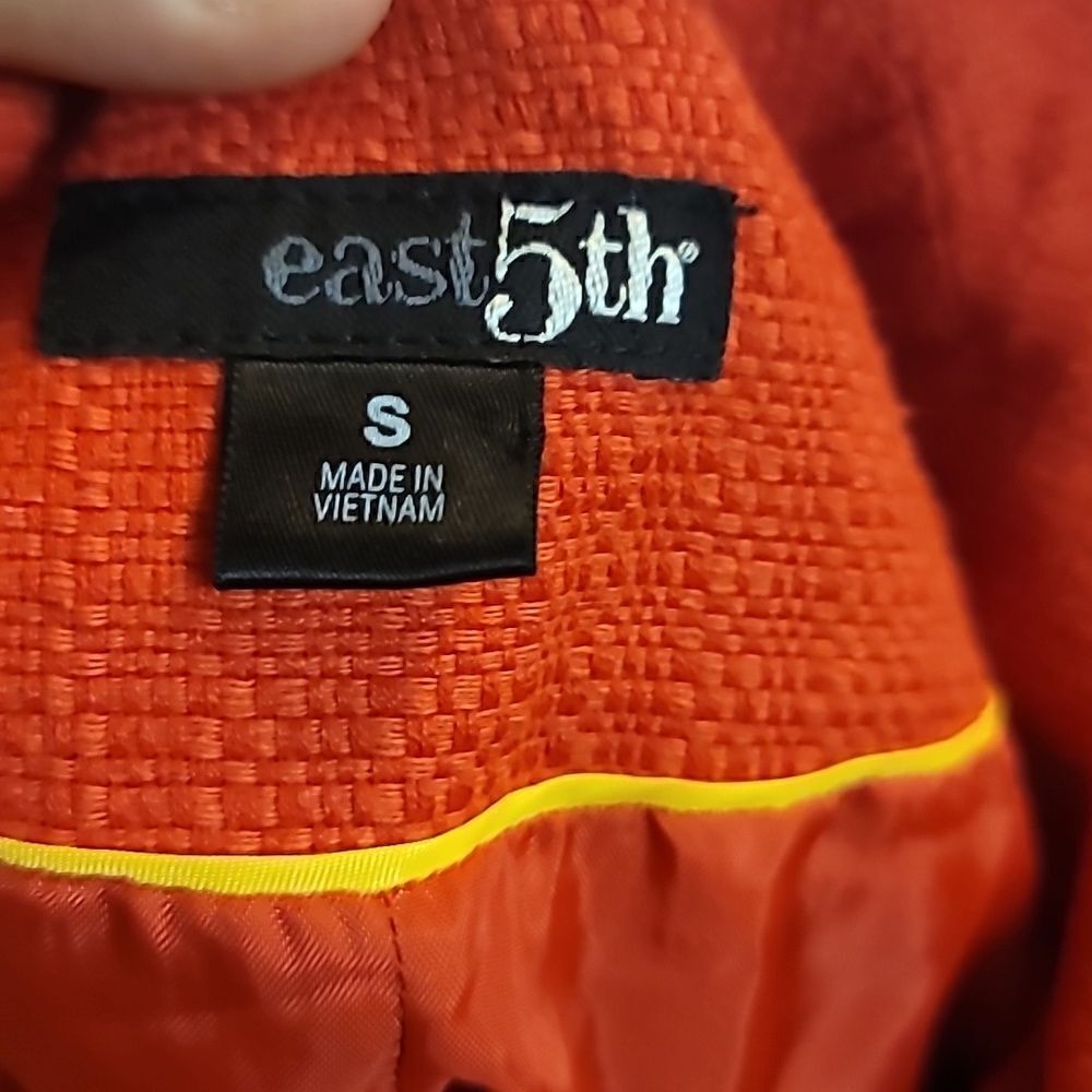 East 5th Button Down Jacket Size Small Salmon Color - Picture 5 of 6